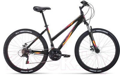 Велосипед Forward Iris 26 2.0 D 2022 / RBK22FW26739 (17, черный/розовый)