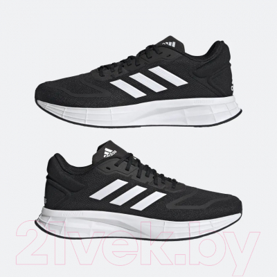 Кроссовки Adidas Duramo 10 / GW8336 (р-р 9.5, черный/белый)