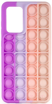 Чехол-накладка Case Pop It для Galaxy A52 (фиолетовый/серый)