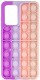 Чехол-накладка Case Pop It для Galaxy A52 (фиолетовый/серый) - 