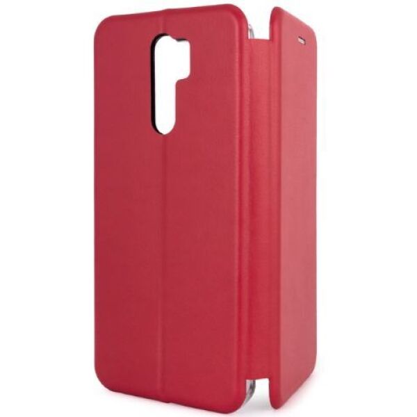 Чехол-книжка Case Magnetic Flip для Redmi 9 (красный) — фото 2