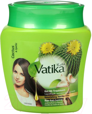 Маска для волос Dabur Vatika Naturals Hot Oil Treatment Hair Fall Control / 1865407 (500г)
