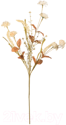 Искусственный цветок Вещицы Гвоздика луговая HDF1 (светло-желтый)