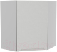 Шкаф навесной для кухни ДСВ Тренто ПУ 600 левый (серый/белый) - 