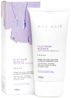 Тонирующая маска для волос Nak Platinum Blonde Treatment 60 Second Repair (150мл) - 