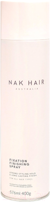 Лак для укладки волос Nak Fixation Finishing Spray Сильная фиксация (576мл)