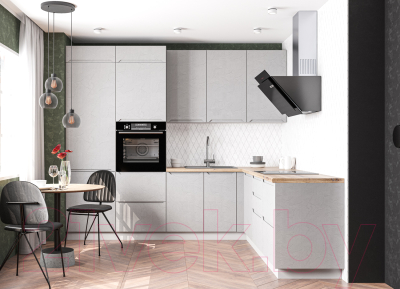 Шкаф-стол кухонный ДСВ Тренто СК2 500 (серый/серый)