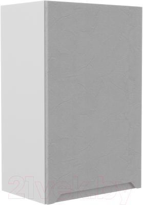 Шкаф навесной для кухни ДСВ Тренто П 450 правый (серый/серый)