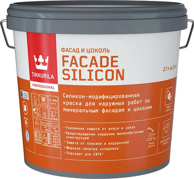 

Краска, Facade Silicon C Фасадная