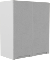 Шкаф навесной для кухни ДСВ Тренто П 600 (серый/серый) - 