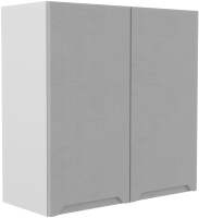 Шкаф навесной для кухни ДСВ Тренто П 700 (серый/серый) - 