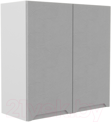 Шкаф навесной для кухни ДСВ Тренто П 700 (серый/серый)
