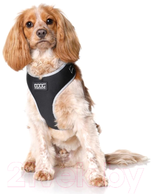 Изображение товара Шлея-жилетка для животных DOOG Neoflex Lassie / HARBFLSOFT-XS (черный)