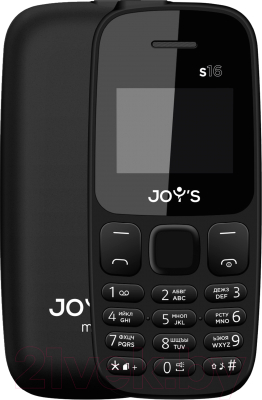 Мобильный телефон Joy’s S16 DS без ЗУ (черный)