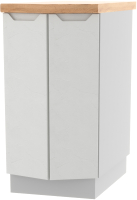 Шкаф-стол кухонный ДСВ Тренто СТ 400 (серый/белый) - 
