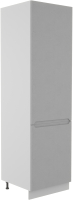 Шкаф-пенал кухонный ДСВ Тренто ПН 600 левый (серый/серый) - 