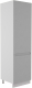 Шкаф-пенал кухонный ДСВ Тренто ПН 600 левый (серый/серый) - 