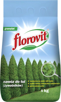 Удобрение Florovit Для туй гранулированное (5кг, мешок) - 