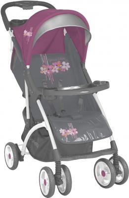 Детская прогулочная коляска Lorelli Smarty (Gray-Pink Spring) - общий вид