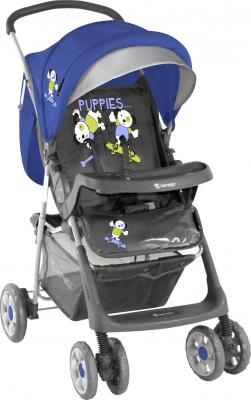 Детская прогулочная коляска Lorelli Star (Blue-Gray Puppies) - общий вид