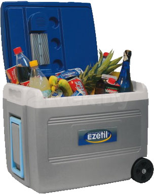 Автохолодильник Ezetil E55 RollCooler - с открытой крышкой