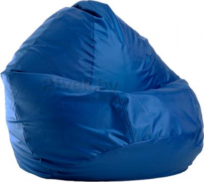 Бескаркасное кресло Baggy Груша Мега (темно-синее) - общий вид
