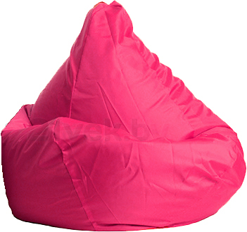 Бескаркасное кресло Baggy Груша Макси (розовое) - общий вид