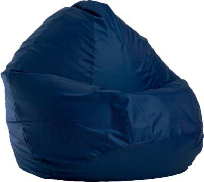Бескаркасное кресло Baggy Груша Макси (темно-синее) - общий вид