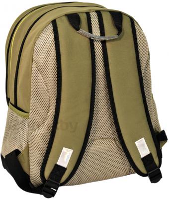 Школьный рюкзак Paso 13-162А (Beige) - вид сзади