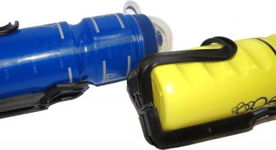 Бутылка для воды No Brand BT1121 (желтый) - в креплении для велосипеда