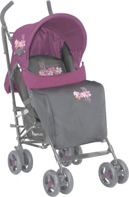 Детская прогулочная коляска Lorelli Fiesta (Gray-Pink Spring) - общий вид