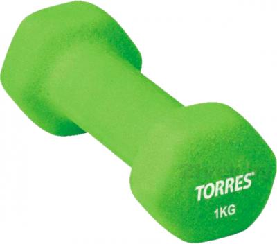 Гантель Torres PL50011 (Green) - общий вид