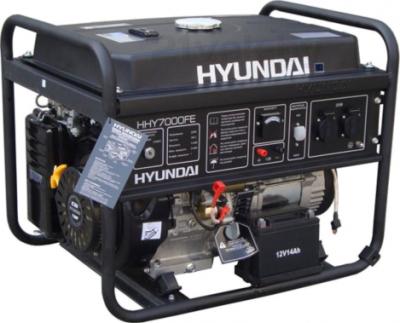 Бензиновый генератор Hyundai HHY7000FE - общий вид