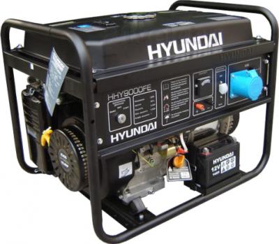 Бензиновый генератор Hyundai HHY9000FE - общий вид