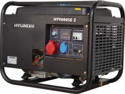 Бензиновый генератор Hyundai HY9000SE-3 - общий вид
