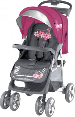 Детская прогулочная коляска Lorelli Foxy (Gray-Pink Spring) - общий вид