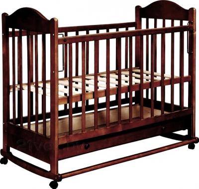 Детская кроватка Эстель 7 (темный) - общий вид