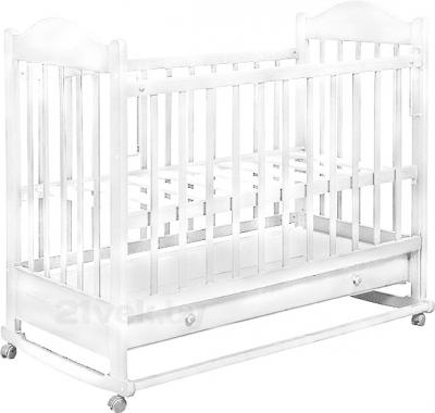 Детская кроватка Эстель 7 (Белая) - общий вид