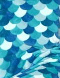 Плед Kanguru Хвост русалки / 1191 (голубой)