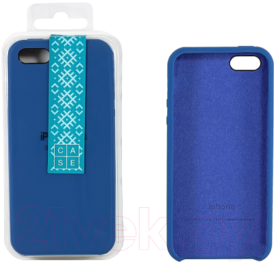 Изображение товара Чехол-накладка Case Liquid для iPhone 7/8 (синий кобальт)