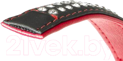 Ошейник Ferplast Lux C12/22 / 76030017 (черный/красный)