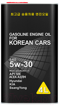 Моторное масло Fanfaro Kia/Hyundai 5W30 Metall / 52035 (4л)