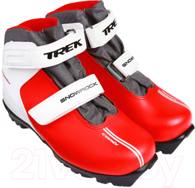 

Ботинки для беговых лыж TREK, Белый;черный;красный, Snowrock NNN