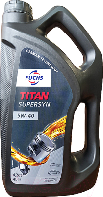 Моторное масло Fuchs Titan Supersyn 5W40 600930783/600790011 (4л)