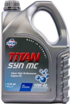 Моторное масло Fuchs Titan Syn Mc 10W40 / 601004360 (4л)