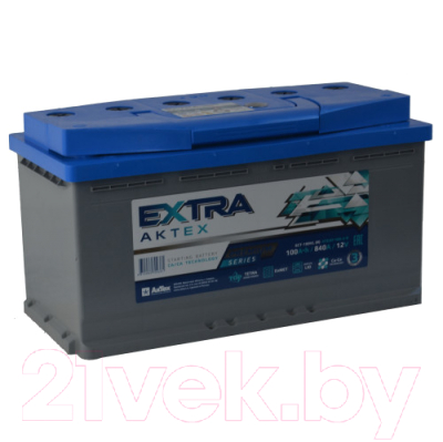 Автомобильный аккумулятор АкТех Extra Premium 6СТ-100 Евро / ATEXP100ЗR (100 А/ч)
