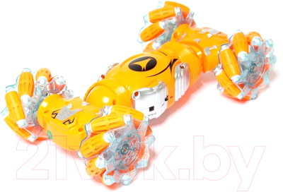 Радиоуправляемая игрушка JZL Машинка-перевертыш / 9166 (желтый)