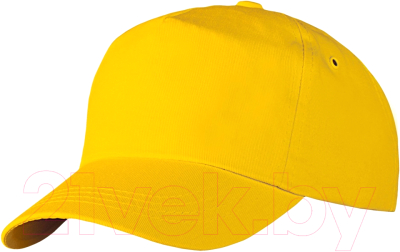 Бейсболка ArtMas Кепи застежка-пластик (желтый)