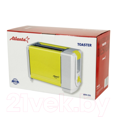 Тостер Atlanta ATH-231 (желтый)