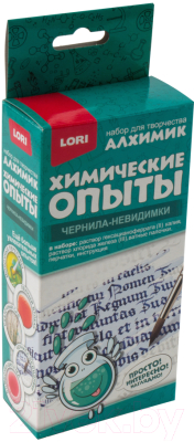 Изображение товара Набор для опытов Lori Химические опыты. Чернила-невидимки / Оп-076